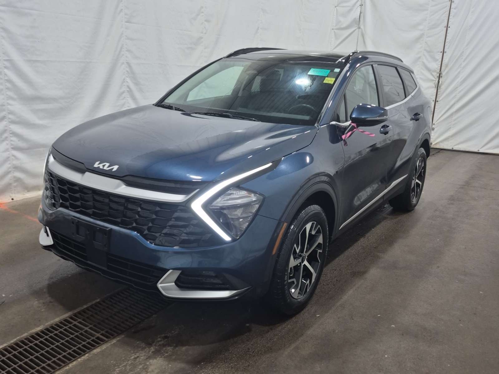 Blue 2024 Kia Sportage EX Premium AWD SUV / Crossover 8-Speed Automatic
