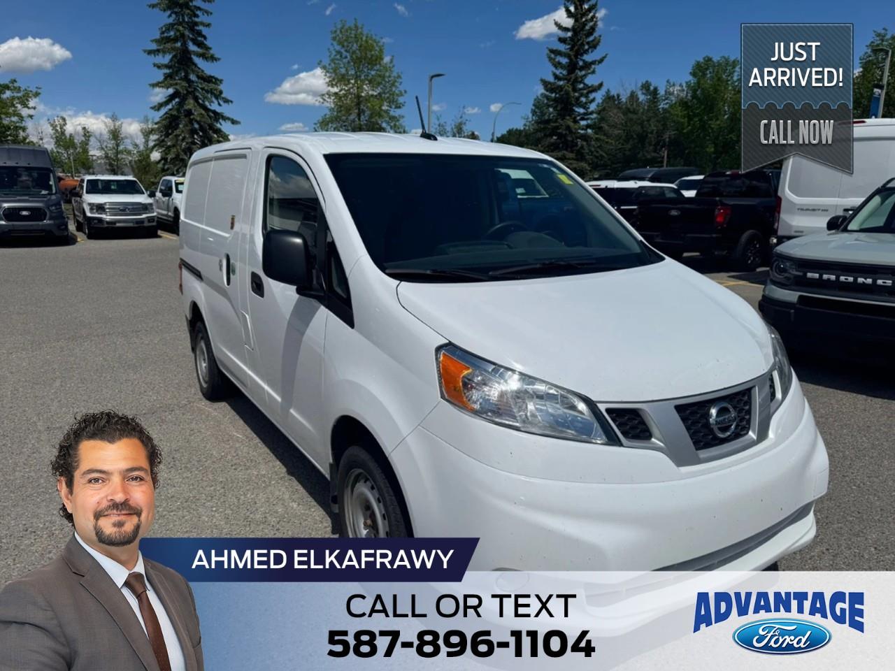 White 2020 Nissan NV200 SV FWD Van Front-Wheel Drive Continuously Variable Transmission