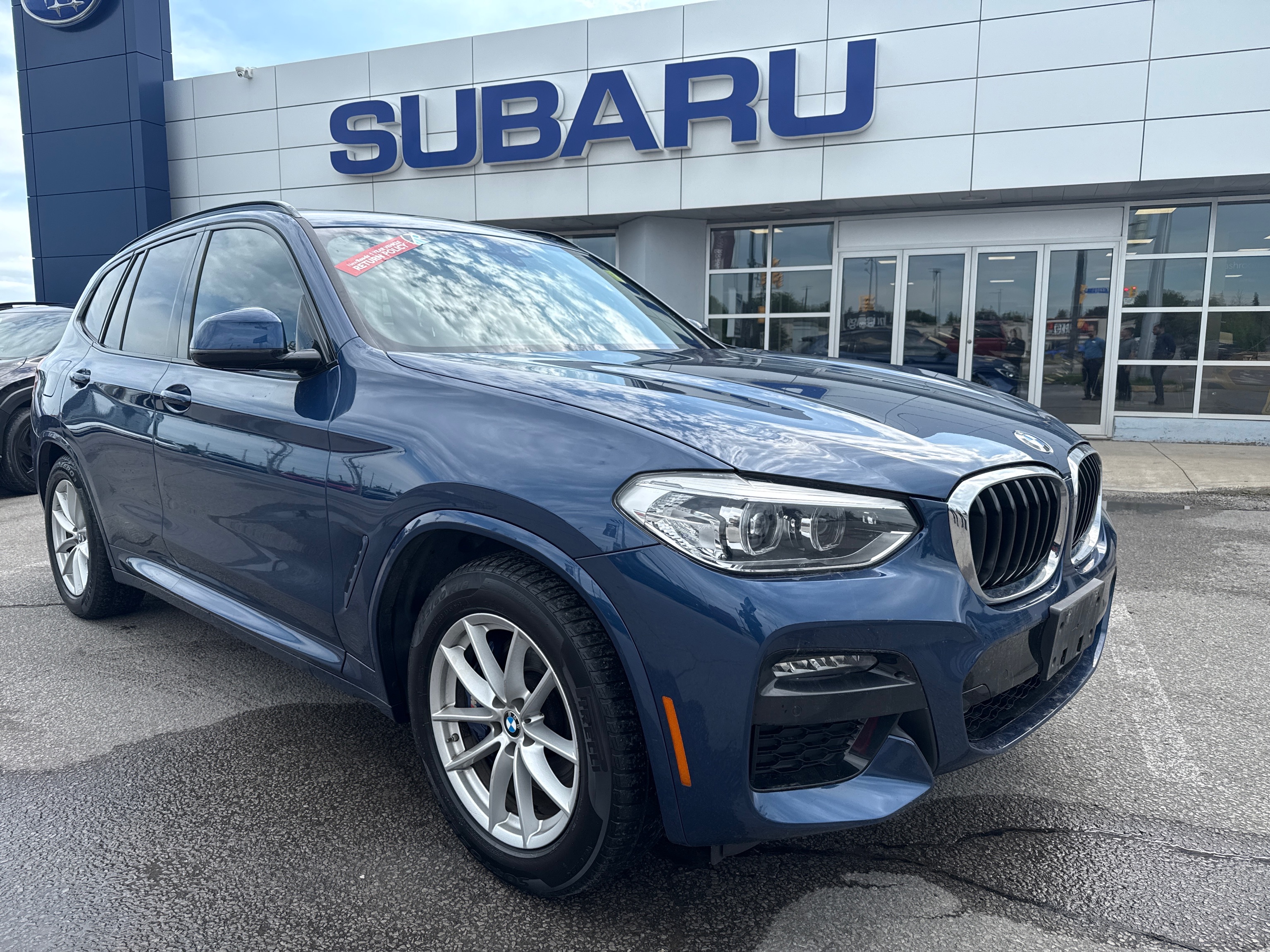 Blue 2020 BMW X3 xDrive30i AWD SUV / Crossover All-Wheel Drive 8-Speed Automatic