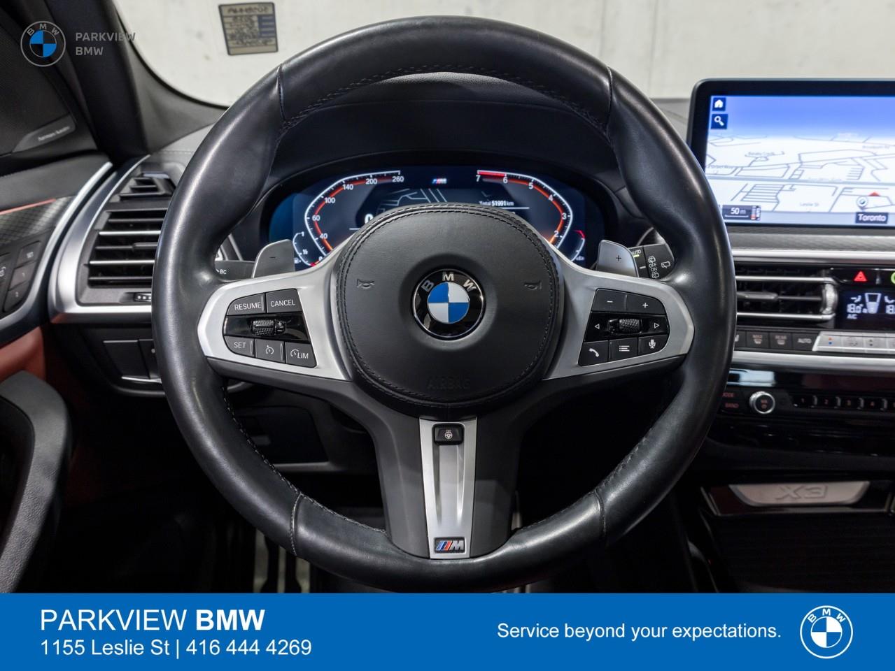 used 2023 BMW X3 car, priced at $44,988
