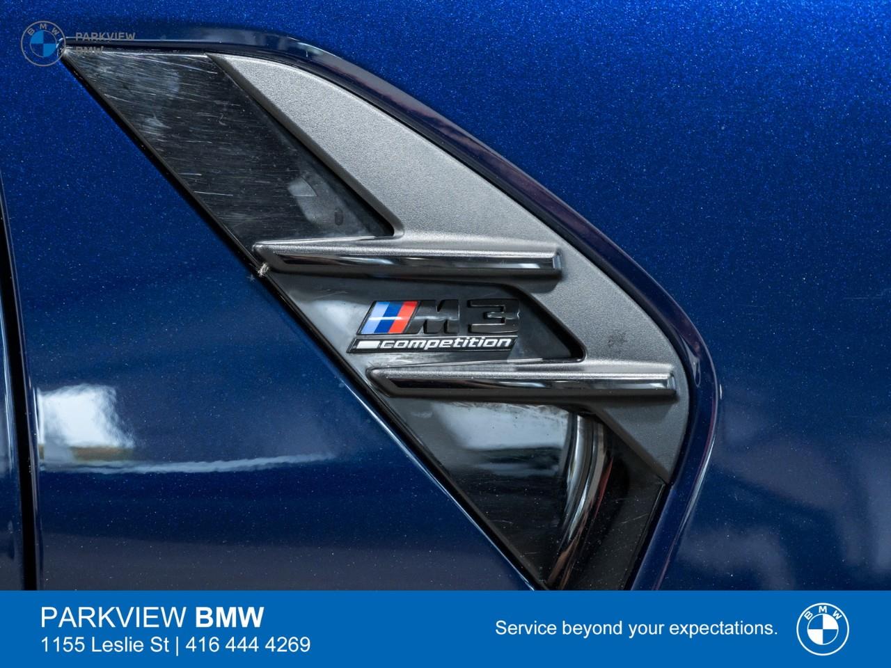 used 2024 BMW M3 car, priced at $112,977