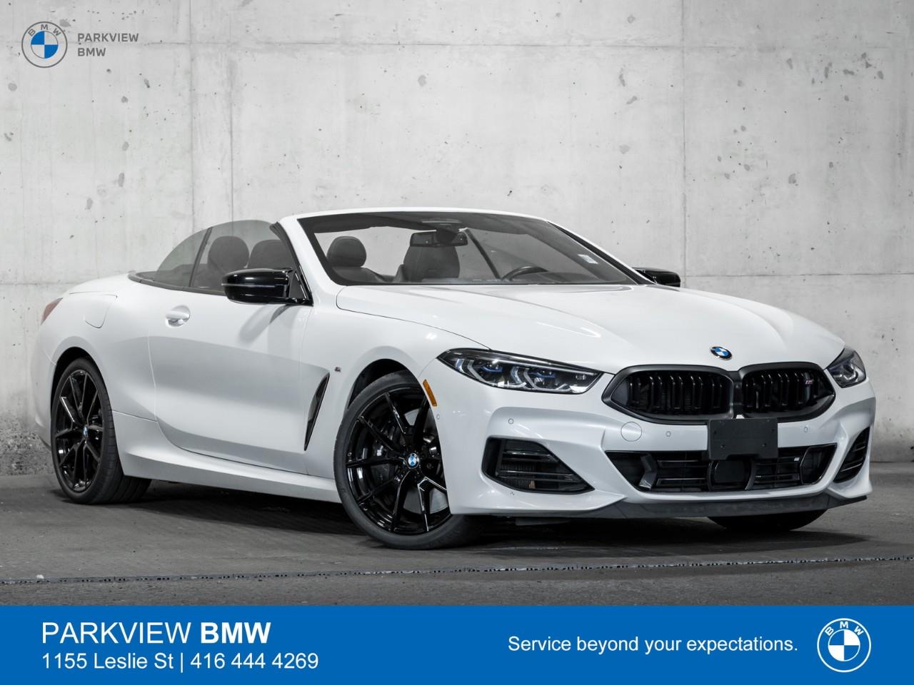 White 2023 BMW 8 Series M850i xDrive Convertible AWD Convertible All-Wheel Drive 8-Speed Automatic