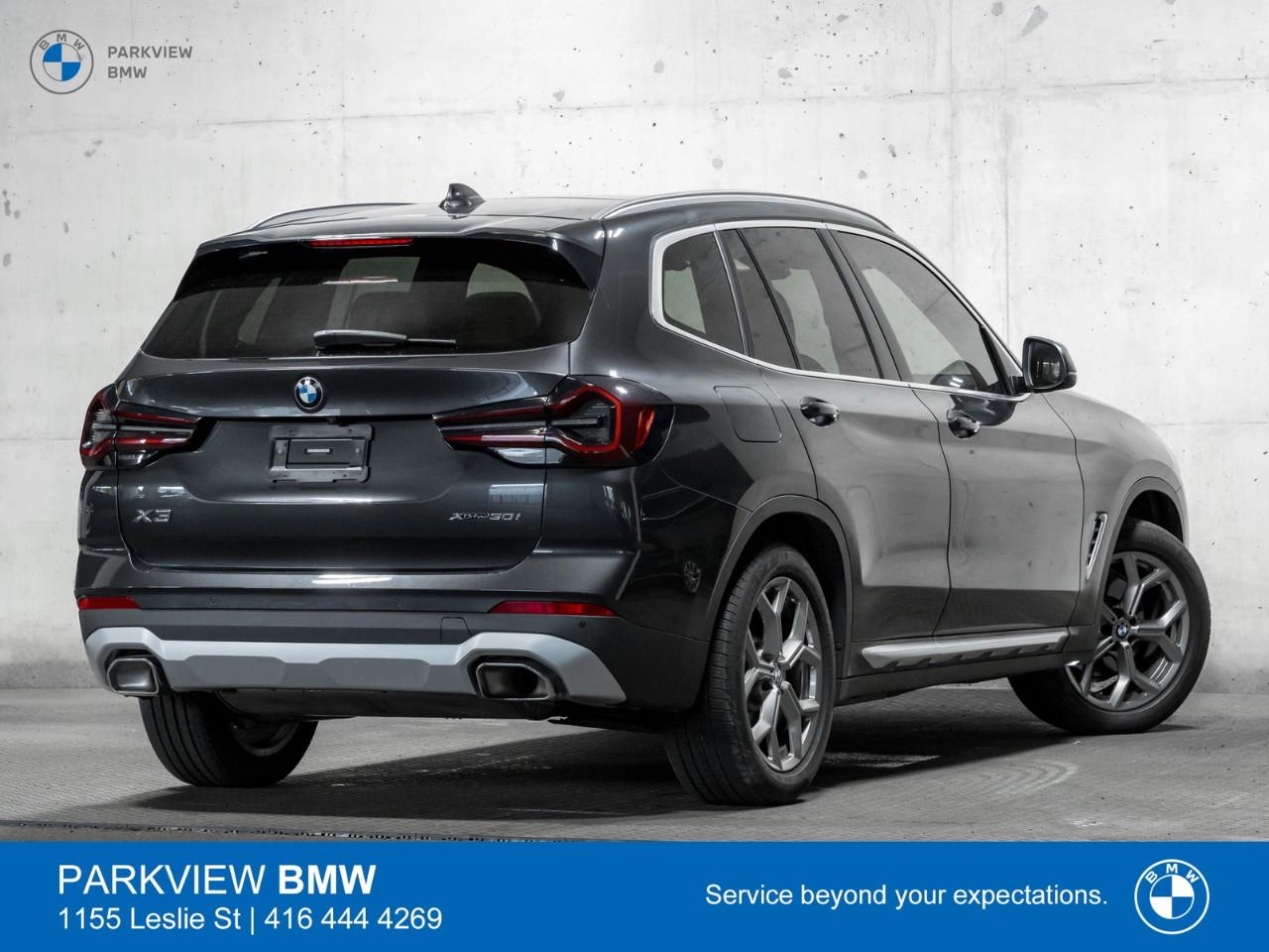 used 2022 BMW X3 car, priced at $39,988