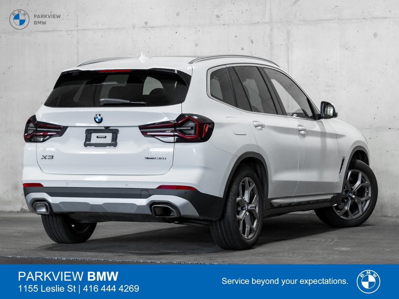 used 2023 BMW X3 car, priced at $44,988