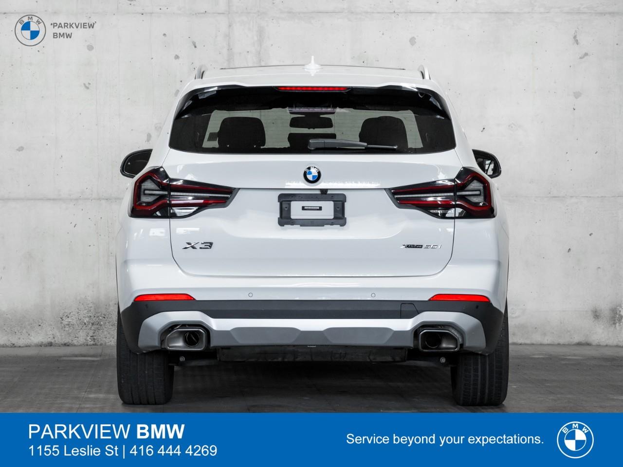 used 2023 BMW X3 car, priced at $44,988
