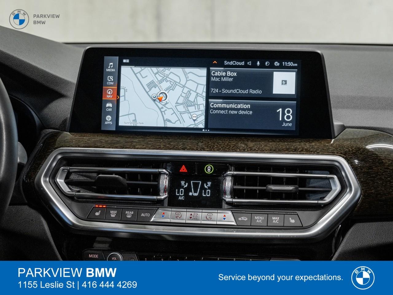 used 2023 BMW X3 car, priced at $44,988