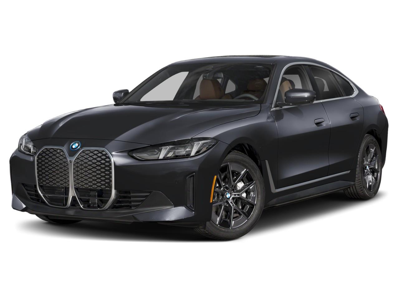 Black 2025 BMW i4 eDrive40 Gran Coupe RWD Sedan Rear-Wheel Drive 1-Speed Automatic