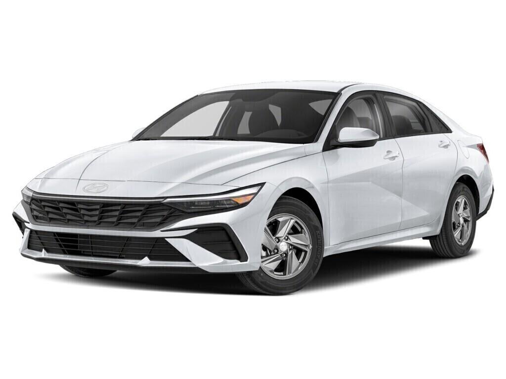 White 2026 Hyundai Elantra Essential FWD Sedan Continuously Variable Transmission