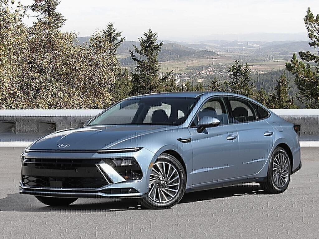 Blue 2026 Hyundai Sonata Hybrid Sedan 6-Speed Automatic