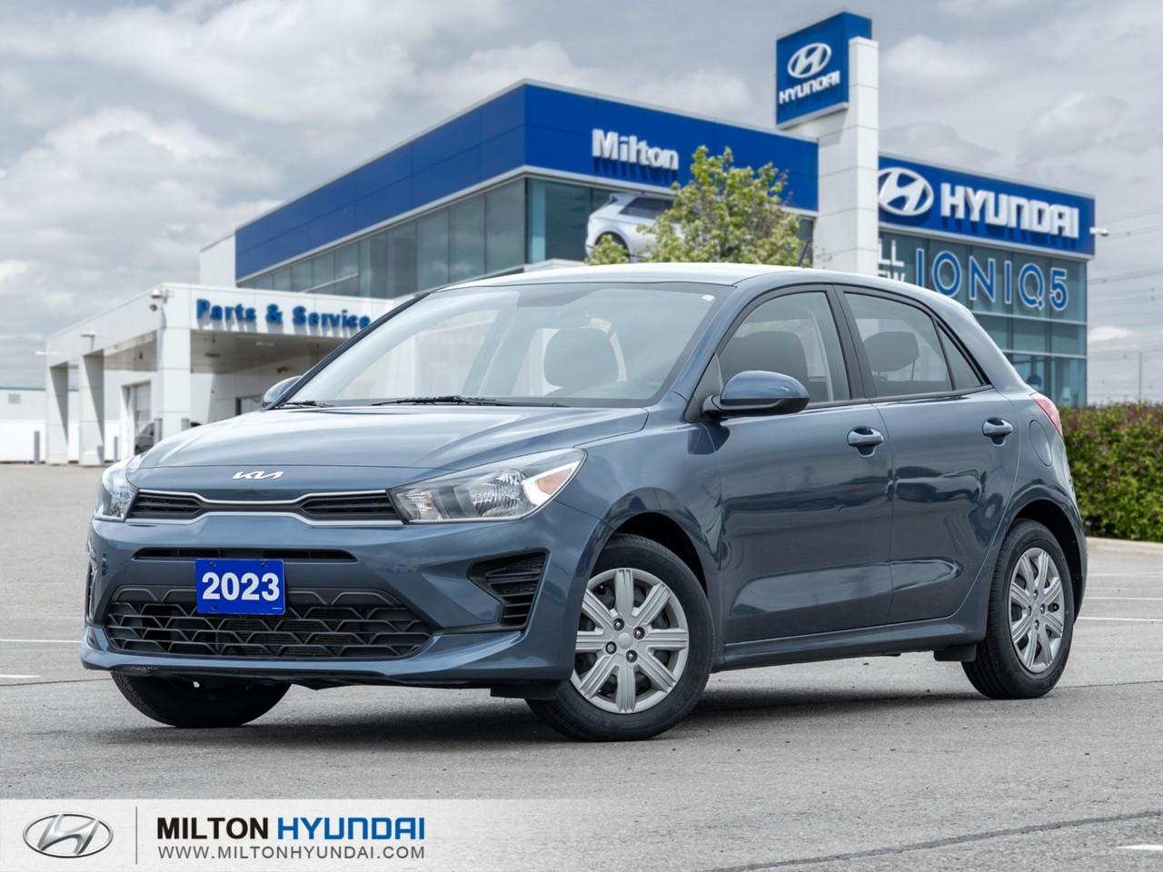 Blue 2023 Kia Rio5 Hatchback Automatic