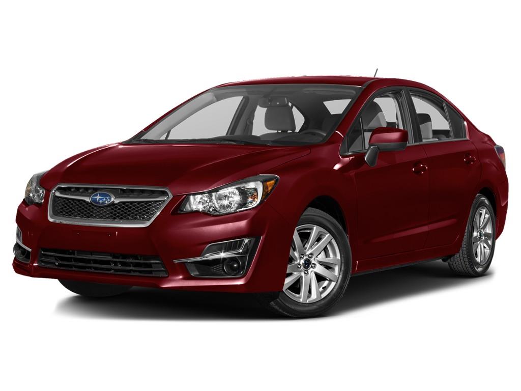 Red 2015 Subaru Impreza 2.0i Limited Sedan All-Wheel Drive 5-Speed Manual