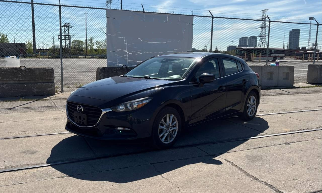 Dark Blue 2018 Mazda MAZDA3 Sport GS Hatchback 6-Speed Automatic
