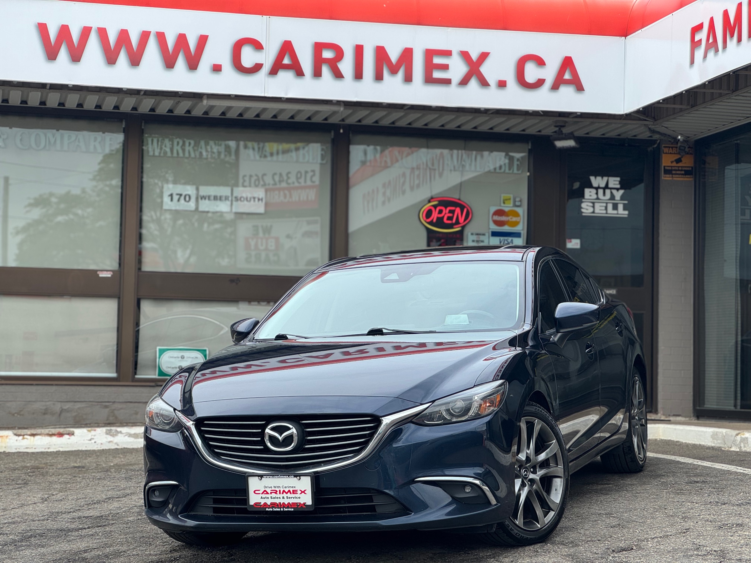 Dark Blue 2017 Mazda MAZDA6 GT Sedan FWD Sedan 6-Speed Automatic