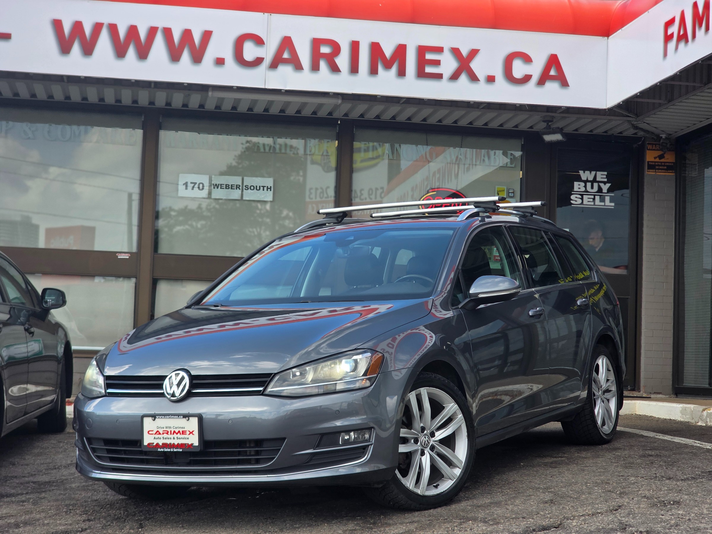Gray 2017 Volkswagen Golf SportWagen 1.8T Highline 4Motion Wagon 6-Speed Automatic
