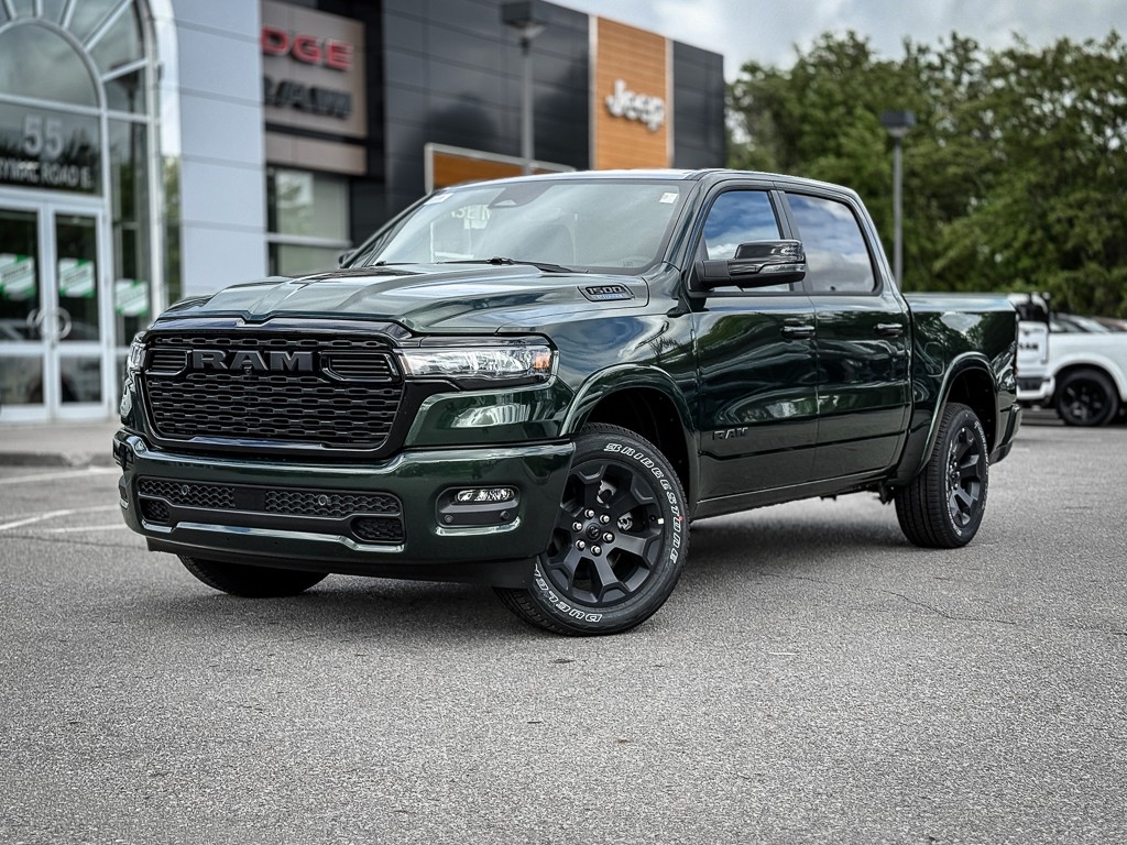 Green 2026 RAM 1500 Pickup Truck Four-Wheel Drive 8-Speed Automatic