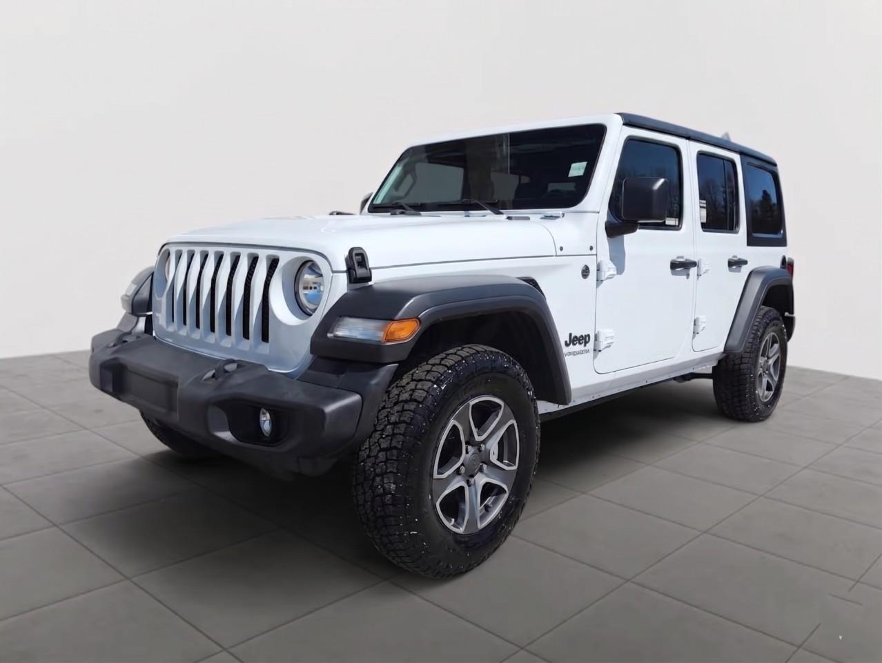 White 2022 Jeep Wrangler Unlimited Sport 4WD SUV / Crossover Four-Wheel Drive 8-Speed Automatic