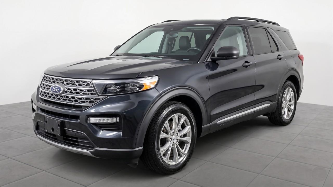Black 2020 Ford Explorer XLT AWD SUV / Crossover All-Wheel Drive Automatic