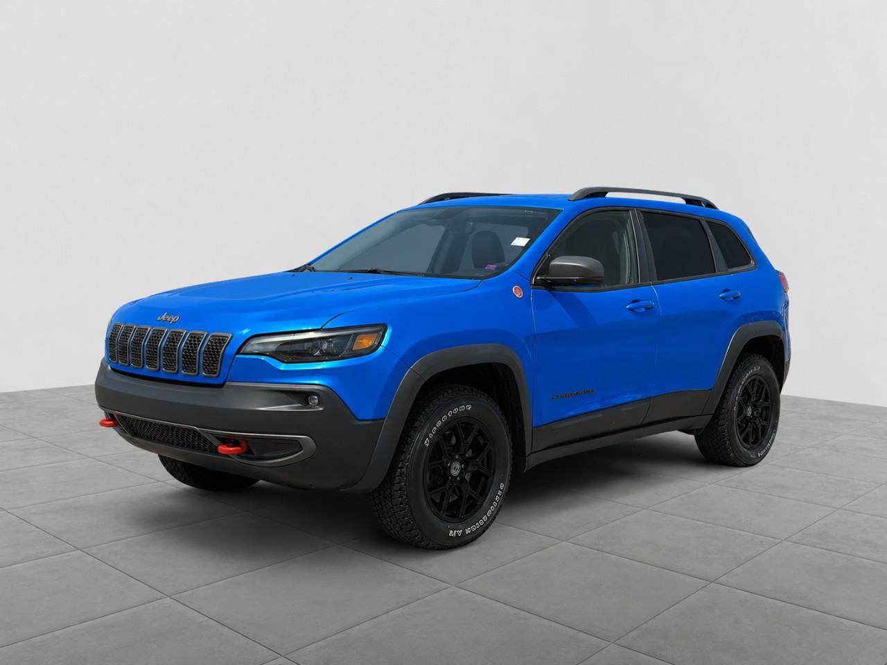 Blue 2019 Jeep Cherokee Trailhawk 4WD SUV / Crossover Four-Wheel Drive 9-Speed Automatic