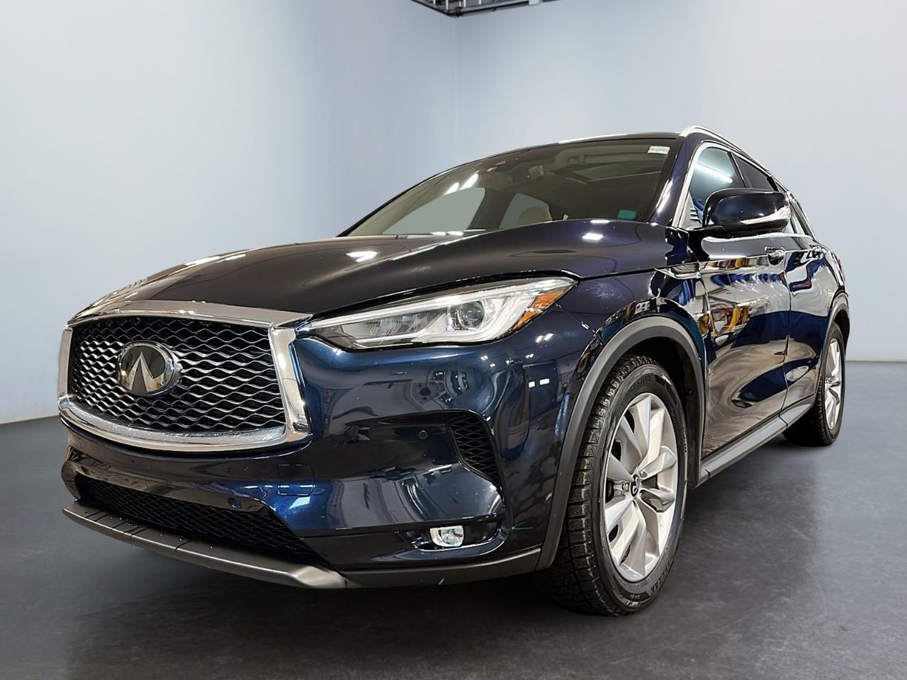 Blue 2020 INFINITI QX50 Essential AWD SUV / Crossover All-Wheel Drive Continuously Variable Transmission