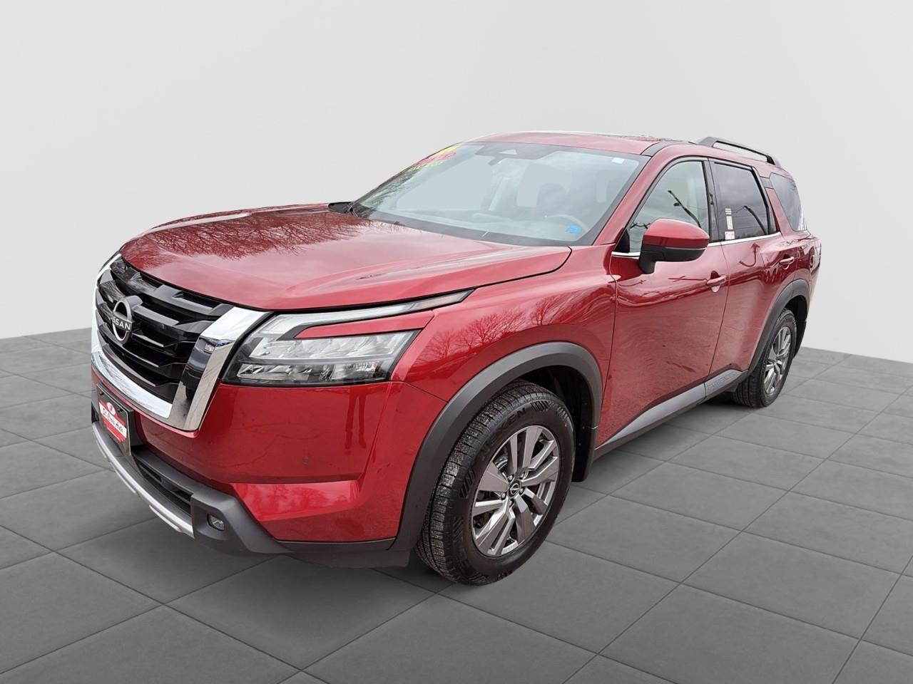 Red 2024 Nissan Pathfinder SV 4WD SUV / Crossover All-Wheel Drive 9-Speed Automatic