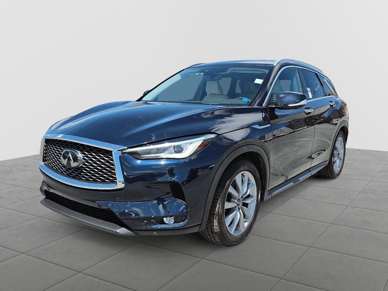 Blue 2020 INFINITI QX50 Essential AWD SUV / Crossover All-Wheel Drive Continuously Variable Transmission