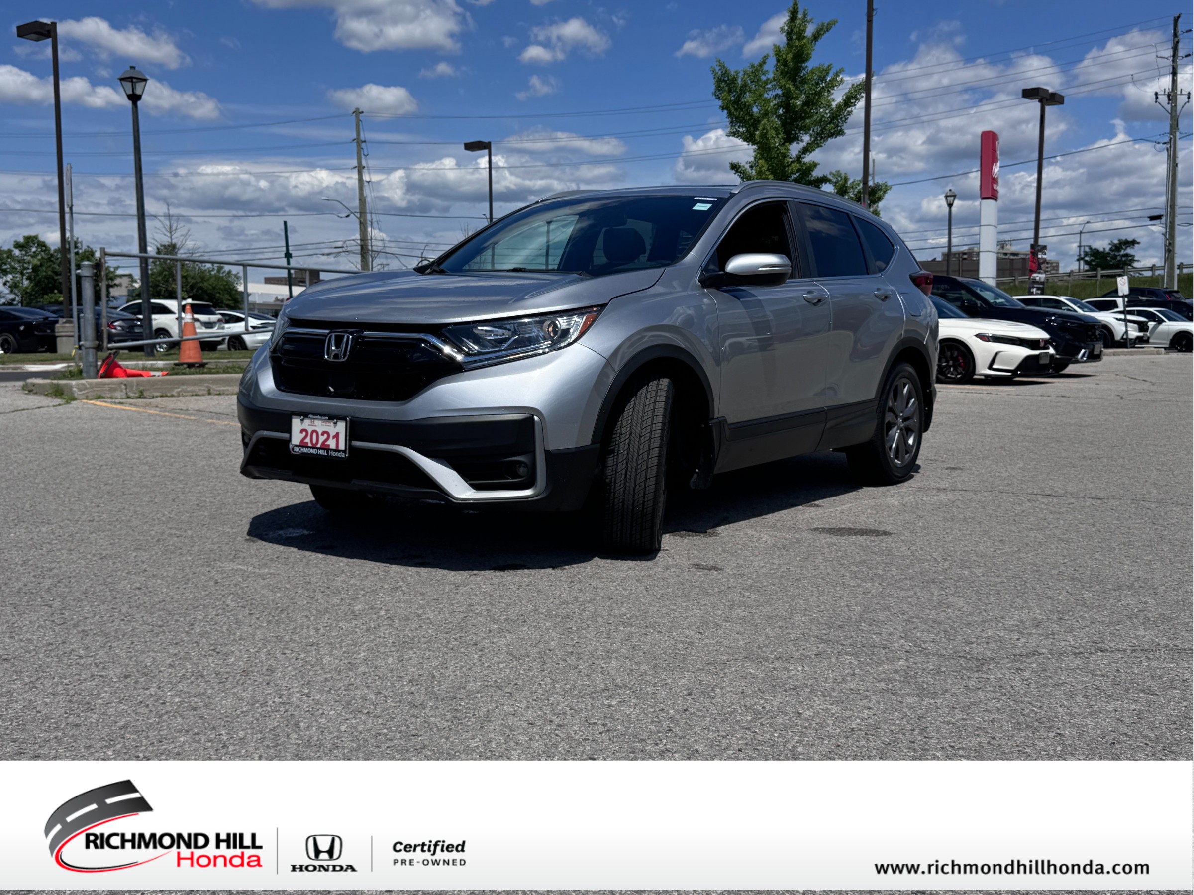 Silver 2021 Honda CR-V Sport AWD SUV / Crossover Continuously Variable Transmission