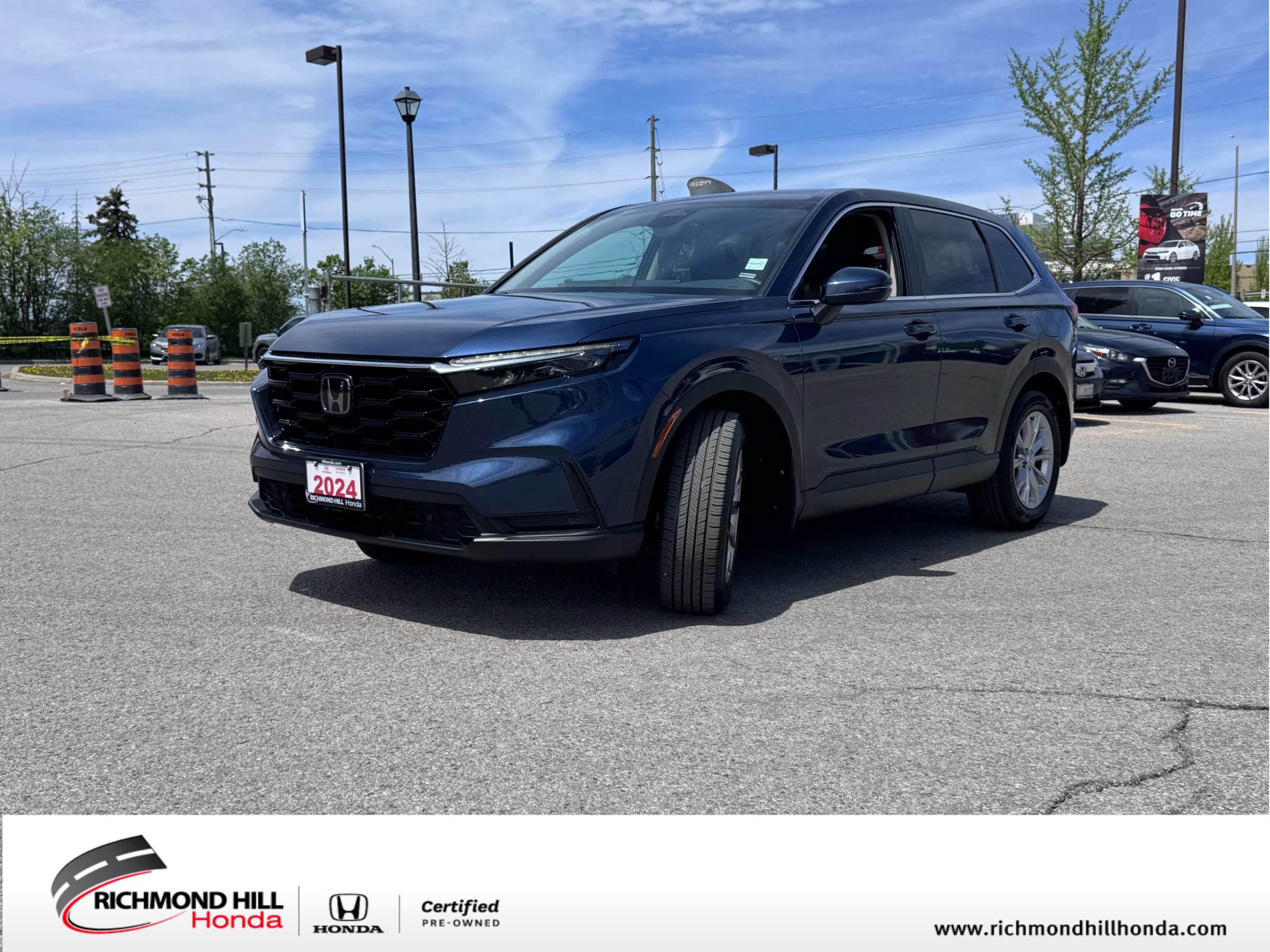 Blue 2024 Honda CR-V EX-L AWD SUV / Crossover All-Wheel Drive Continuously Variable Transmission