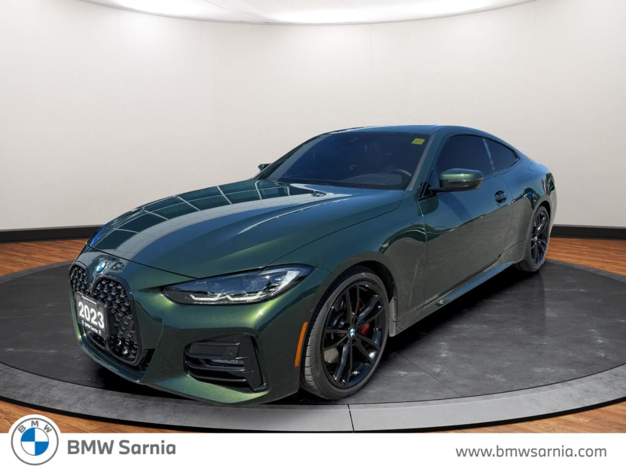 Green 2023 BMW 4 Series 430i Coupe xDrive Coupe All-Wheel Drive 8-Speed Automatic