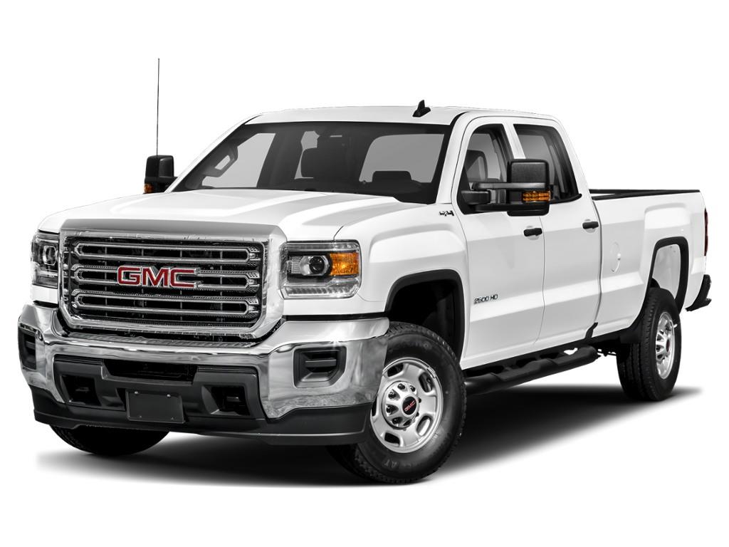 White 2019 GMC Sierra 2500HD Base Crew Cab 4WD Pickup Truck Four-Wheel Drive 6-Speed Automatic