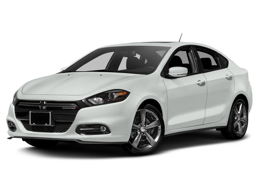 White 2015 Dodge Dart Sedan Front-Wheel Drive 6-Speed Manual