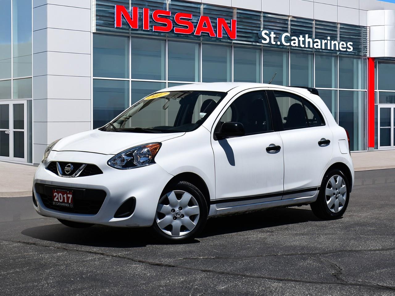White 2017 Nissan Micra SV FWD Hatchback 4-Speed Automatic