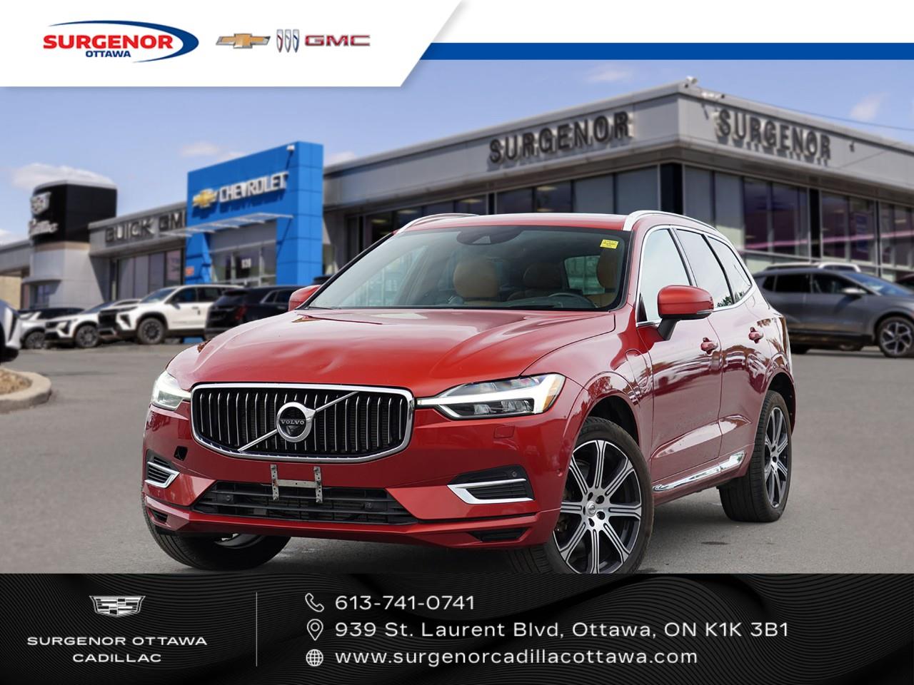 Red 2018 Volvo XC60 Hybrid Plug-in T8 Inscription eAWD SUV / Crossover All-Wheel Drive 8-Speed Automatic