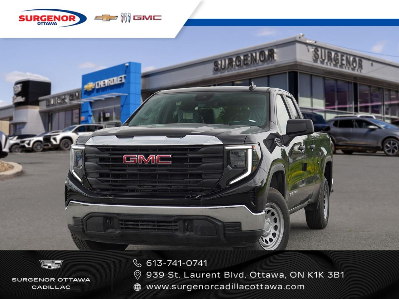 Black 2026 GMC Sierra 1500 Pickup Truck Four-Wheel Drive 8-Speed Automatic