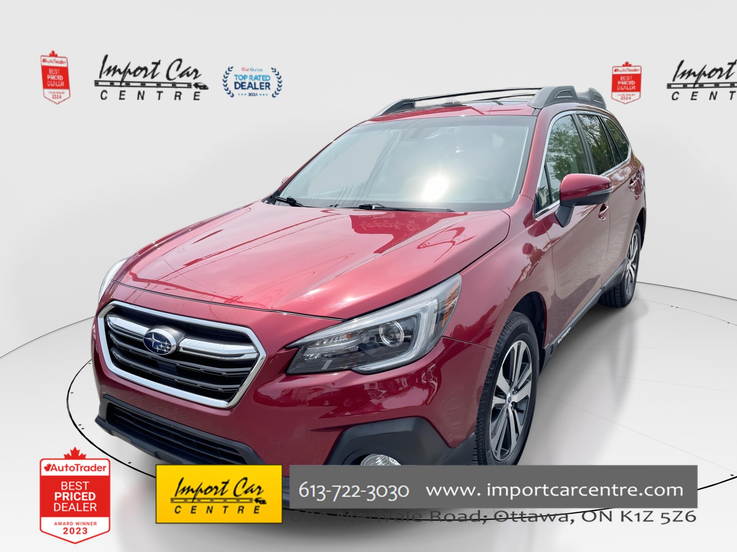 Red (Burgundy) 2018 Subaru Outback 3.6R Limited AWD with EyeSight Package Wagon Continuously Variable Transmission