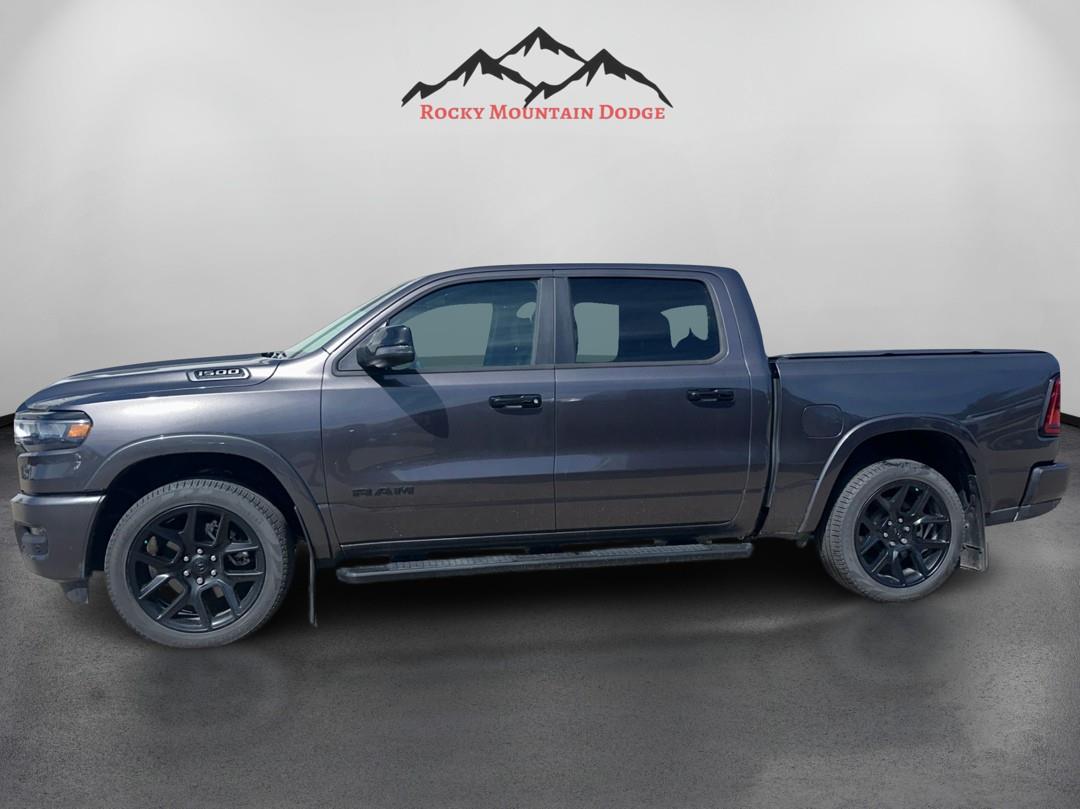 Gray 2026 RAM 1500 Big Horn Crew Cab 4WD Pickup Truck Four-Wheel Drive 8-Speed Automatic
