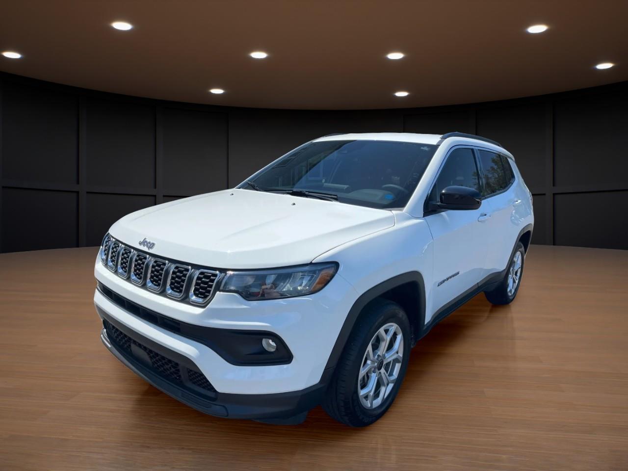 White 2025 Jeep Compass North 4WD SUV / Crossover 8-Speed Automatic