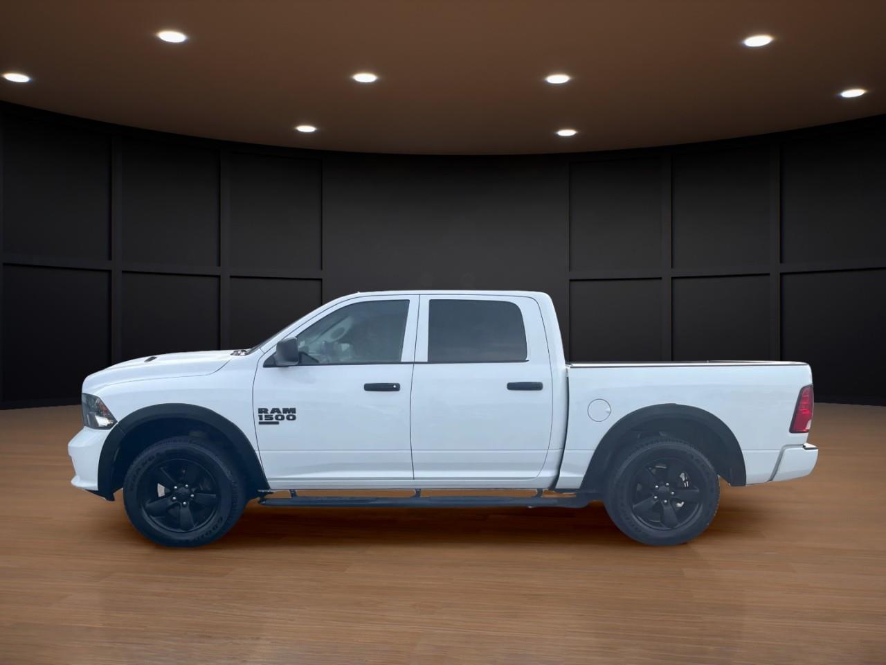 White 2021 RAM 1500 Classic Tradesman Crew Cab 4WD Pickup Truck Four-Wheel Drive 8-Speed Automatic