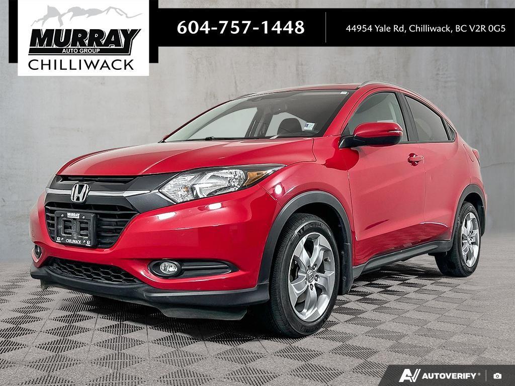 Red 2016 Honda HR-V EX-L AWD with Navigation SUV / Crossover All-Wheel Drive Continuously Variable Transmission