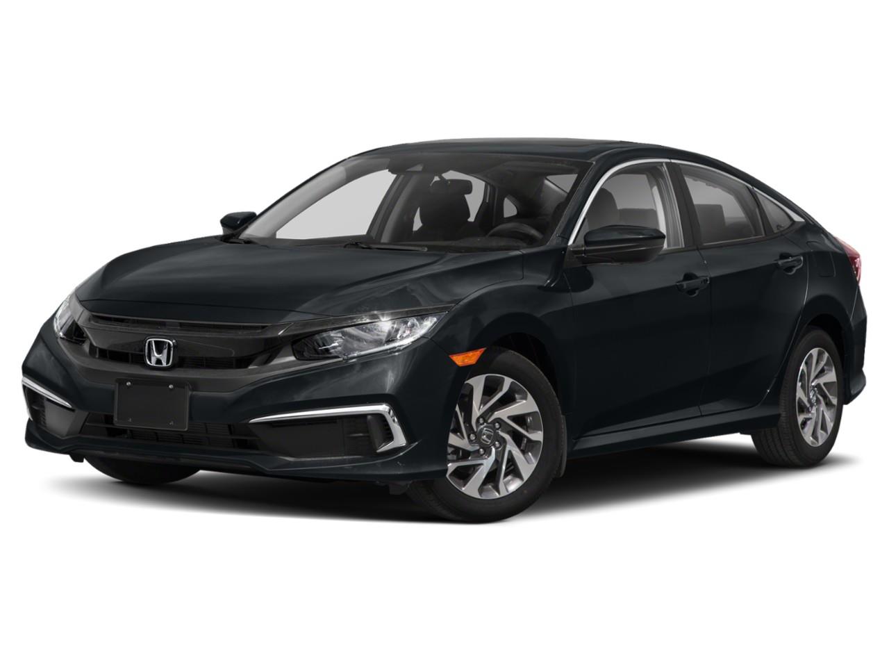 Blue 2020 Honda Civic EX Sedan FWD Sedan Front-Wheel Drive Continuously Variable Transmission