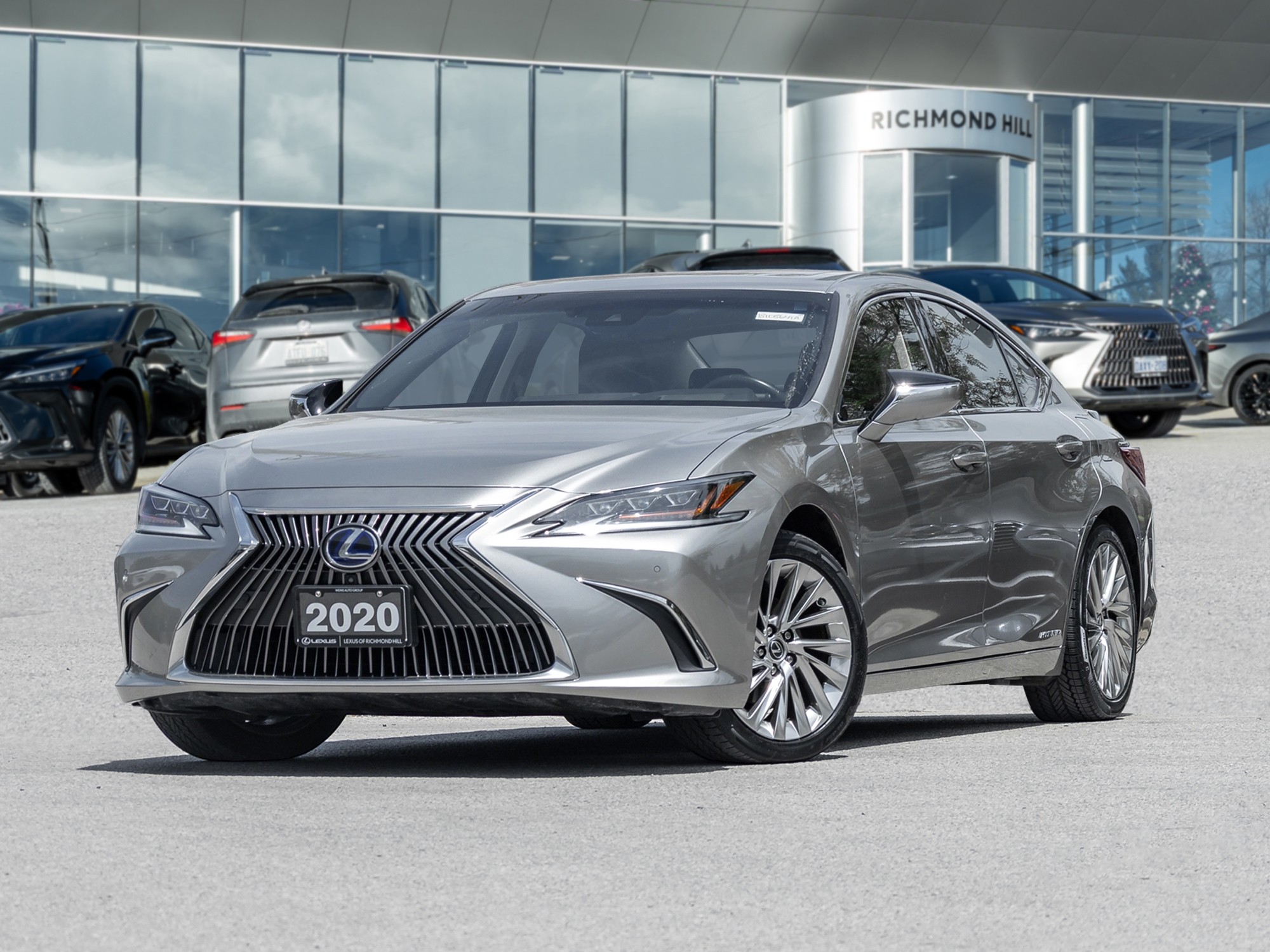 Silver 2020 Lexus ES Hybrid Sedan Continuously Variable Transmission