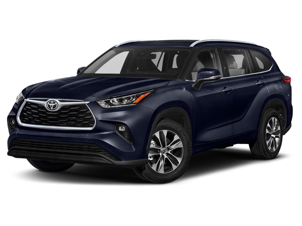 Blue 2022 Toyota Highlander XLE AWD SUV / Crossover All-Wheel Drive 8-Speed Automatic