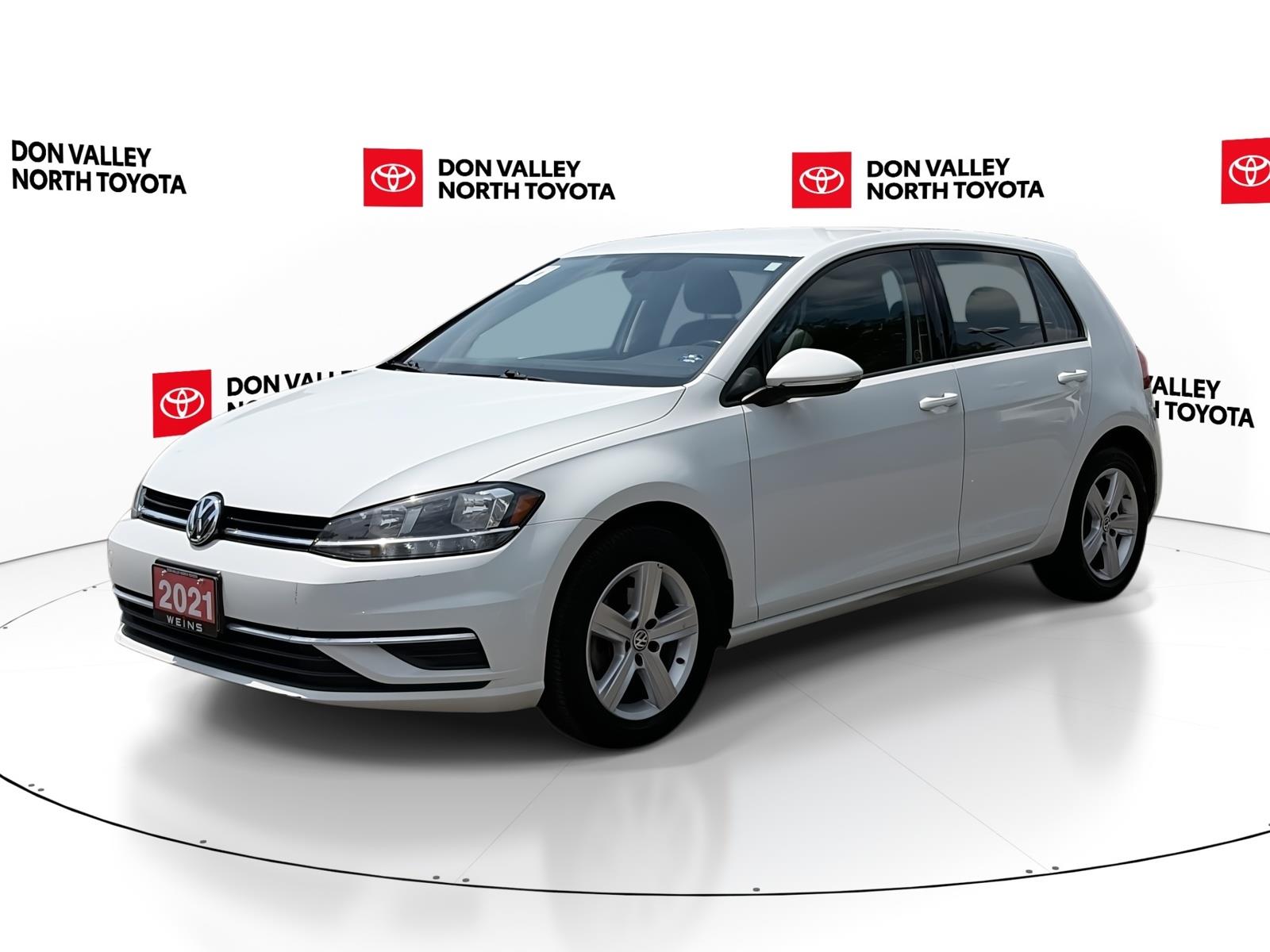 White 2021 Volkswagen Golf Comfortline FWD Hatchback 8-Speed Automatic