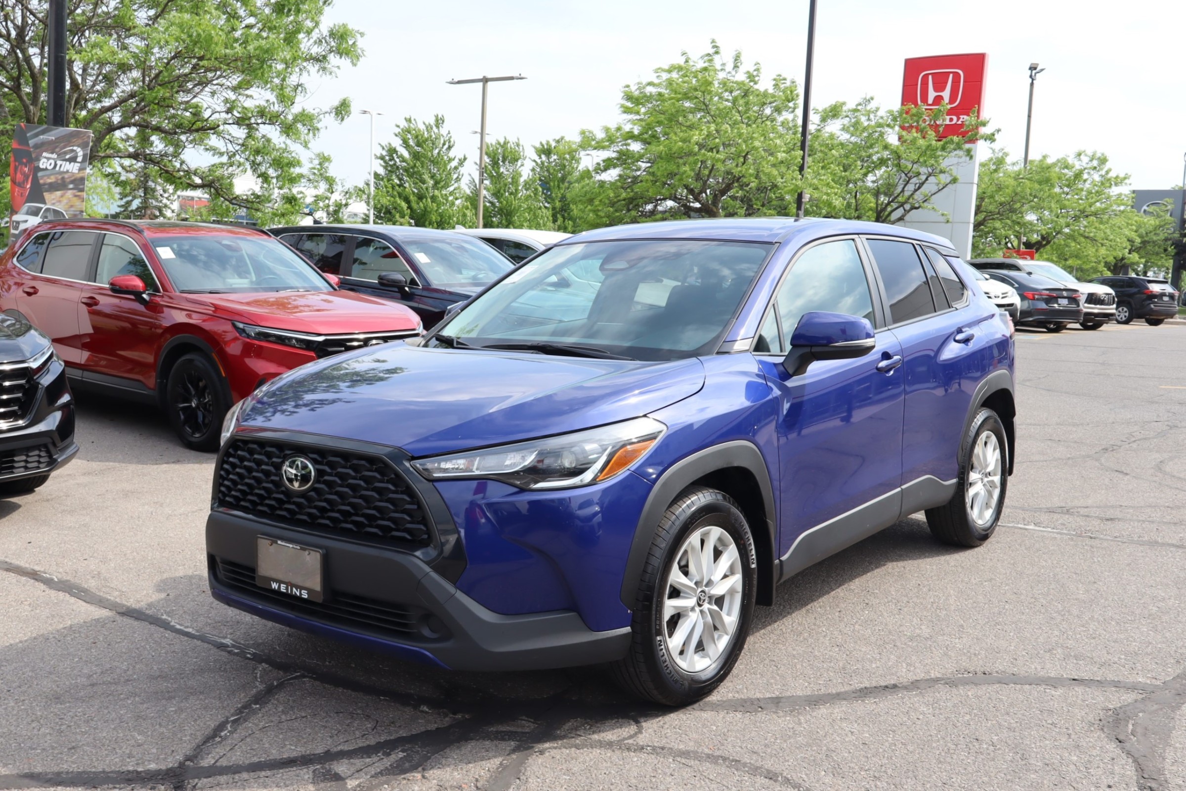 Blue 2024 Toyota Corolla Cross SUV / Crossover All-Wheel Drive Continuously Variable Transmission