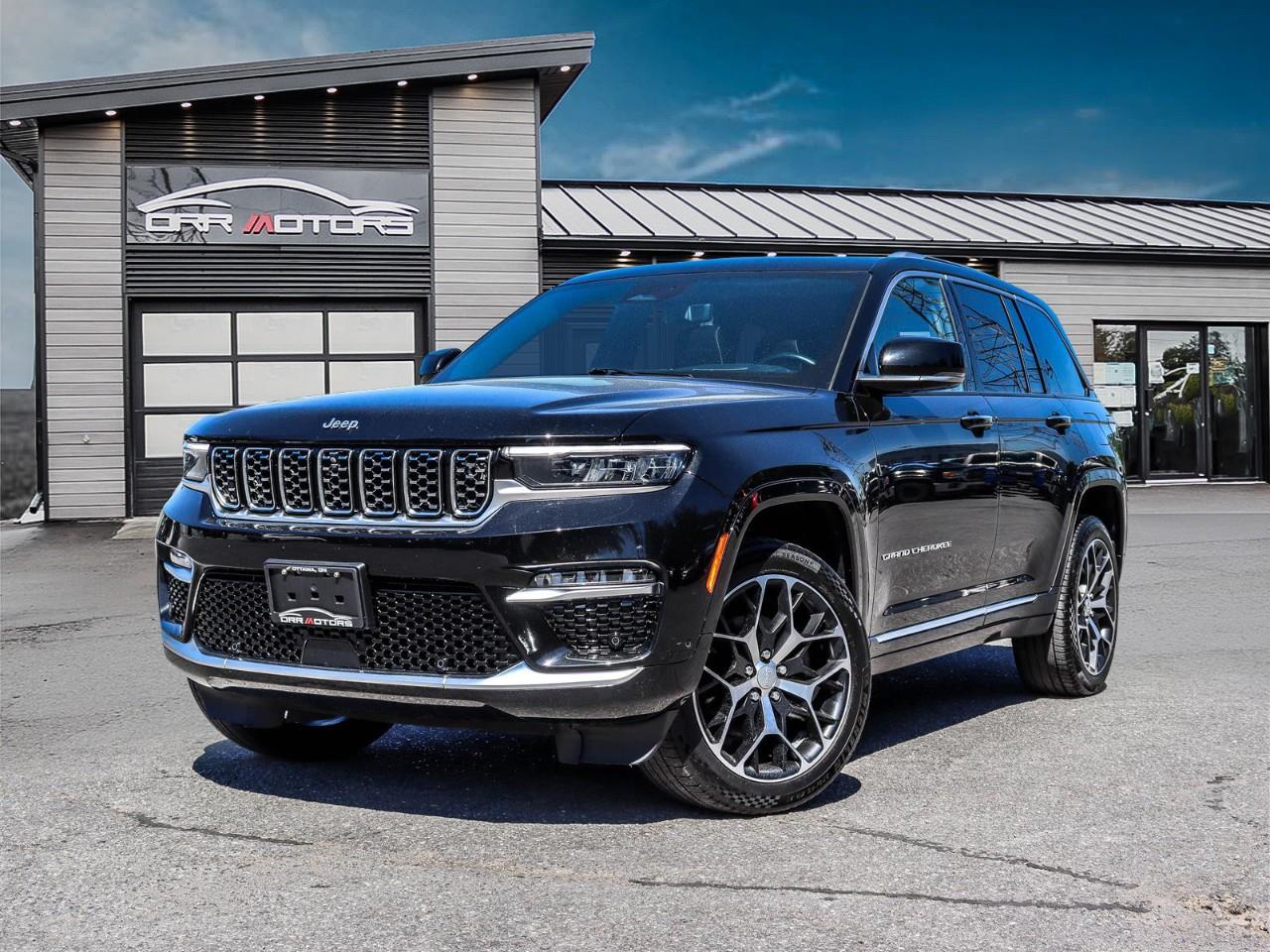 Black 2022 Jeep Grand Cherokee Summit 4WD SUV / Crossover Four-Wheel Drive 8-Speed Automatic