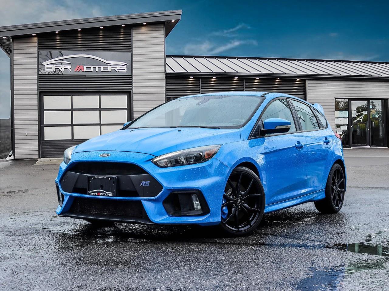 Blue 2016 Ford Focus RS Hatchback Hatchback All-Wheel Drive 6-Speed Manual