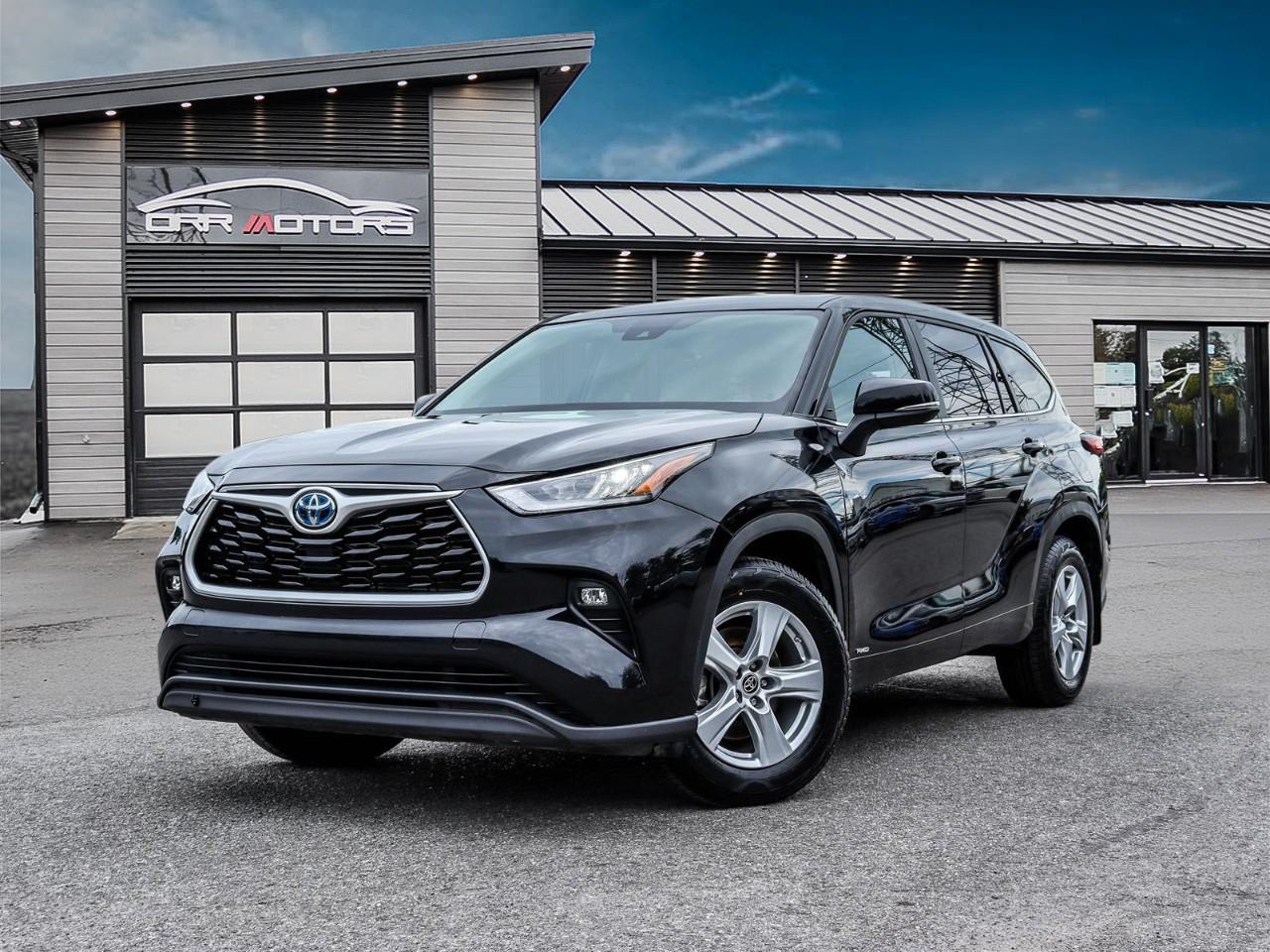 Black 2023 Toyota Highlander Hybrid SUV / Crossover All-Wheel Drive Continuously Variable Transmission