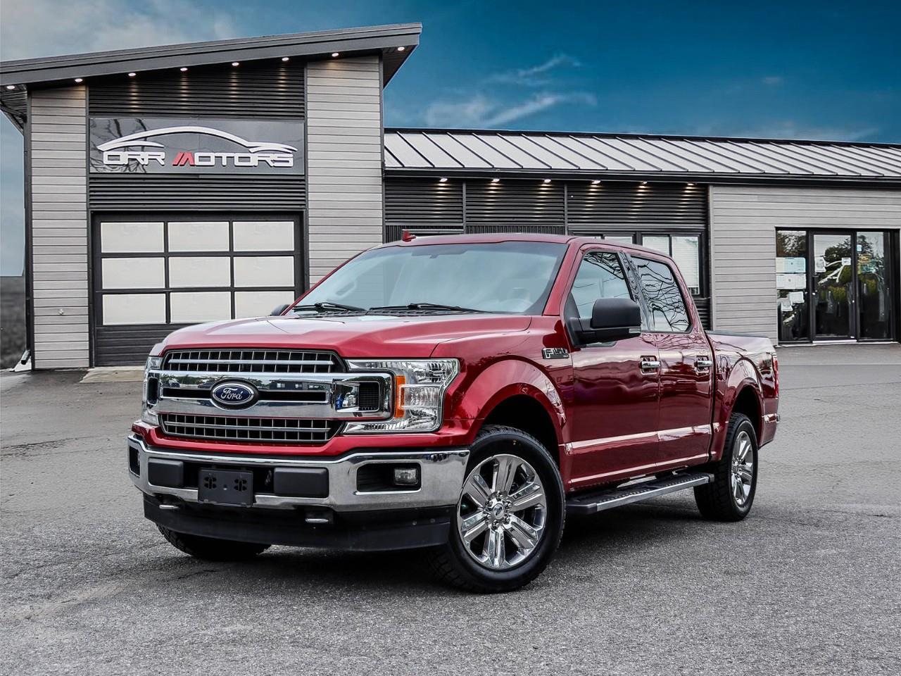 Red 2018 Ford F-150 Pickup Truck Four-Wheel Drive 6-Speed Automatic