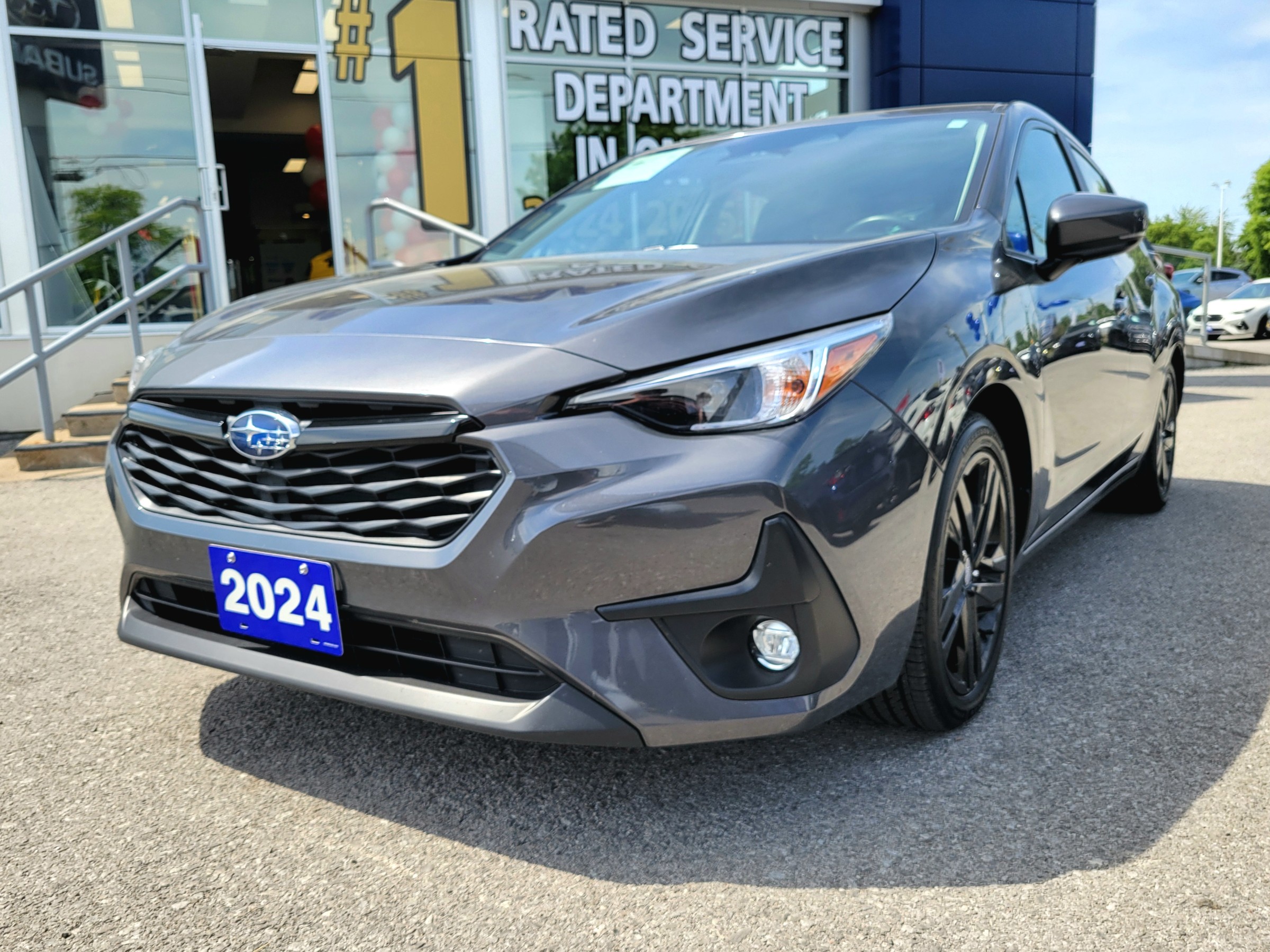 Gray 2024 Subaru Impreza Touring AWD Wagon Continuously Variable Transmission