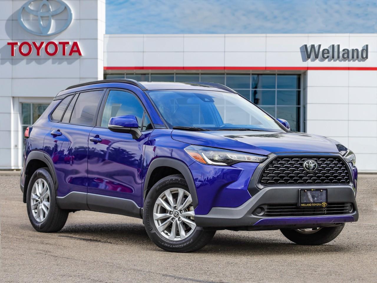 Blue 2022 Toyota Corolla Cross SUV / Crossover All-Wheel Drive Continuously Variable Transmission