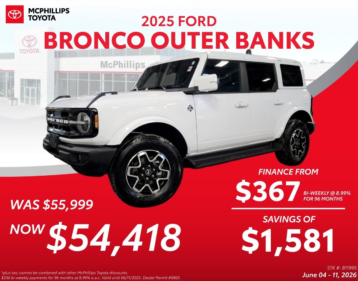 2025 Ford Bronco Outer Banks 4-Door 4WD